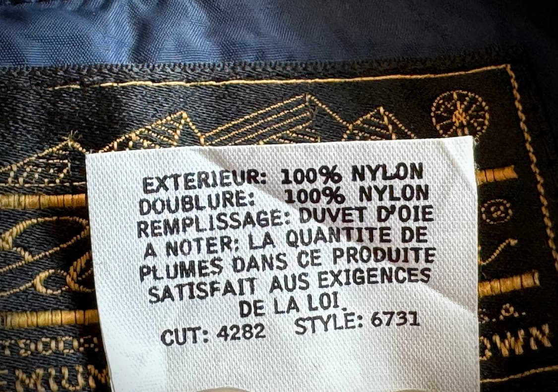 [Made in USA] 80-90s 에디바우어 블랙 택 구스다운 베스트 상품이미지6