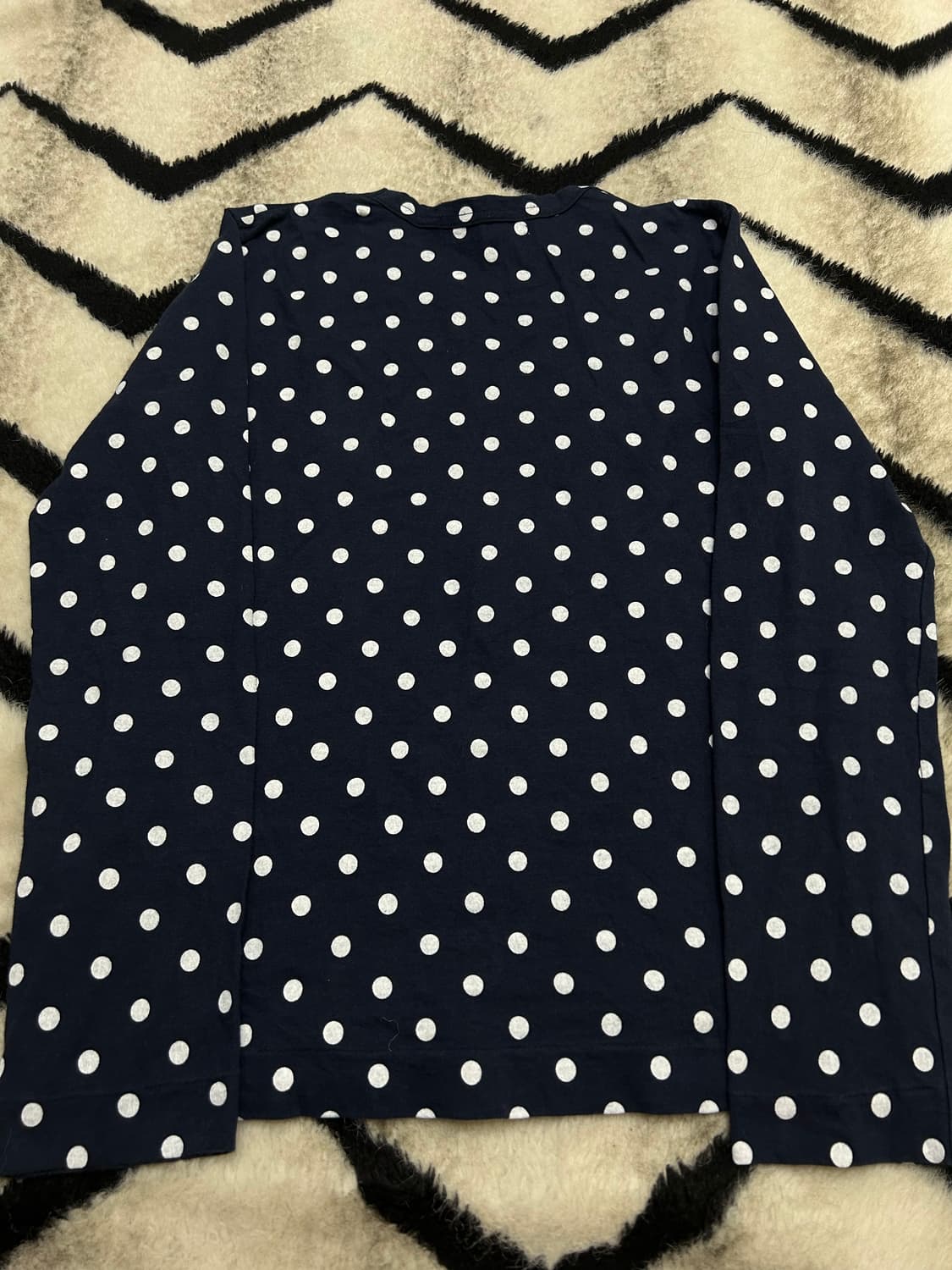 [S]꼼데가르송 도트 긴팔/네이비/AZ-T164 상품이미지5