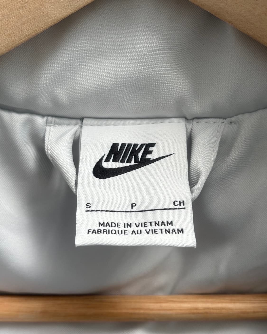 Nike 나이키 빅 스우시 그레이시 블루 컬러 퍼 자켓 상품이미지7