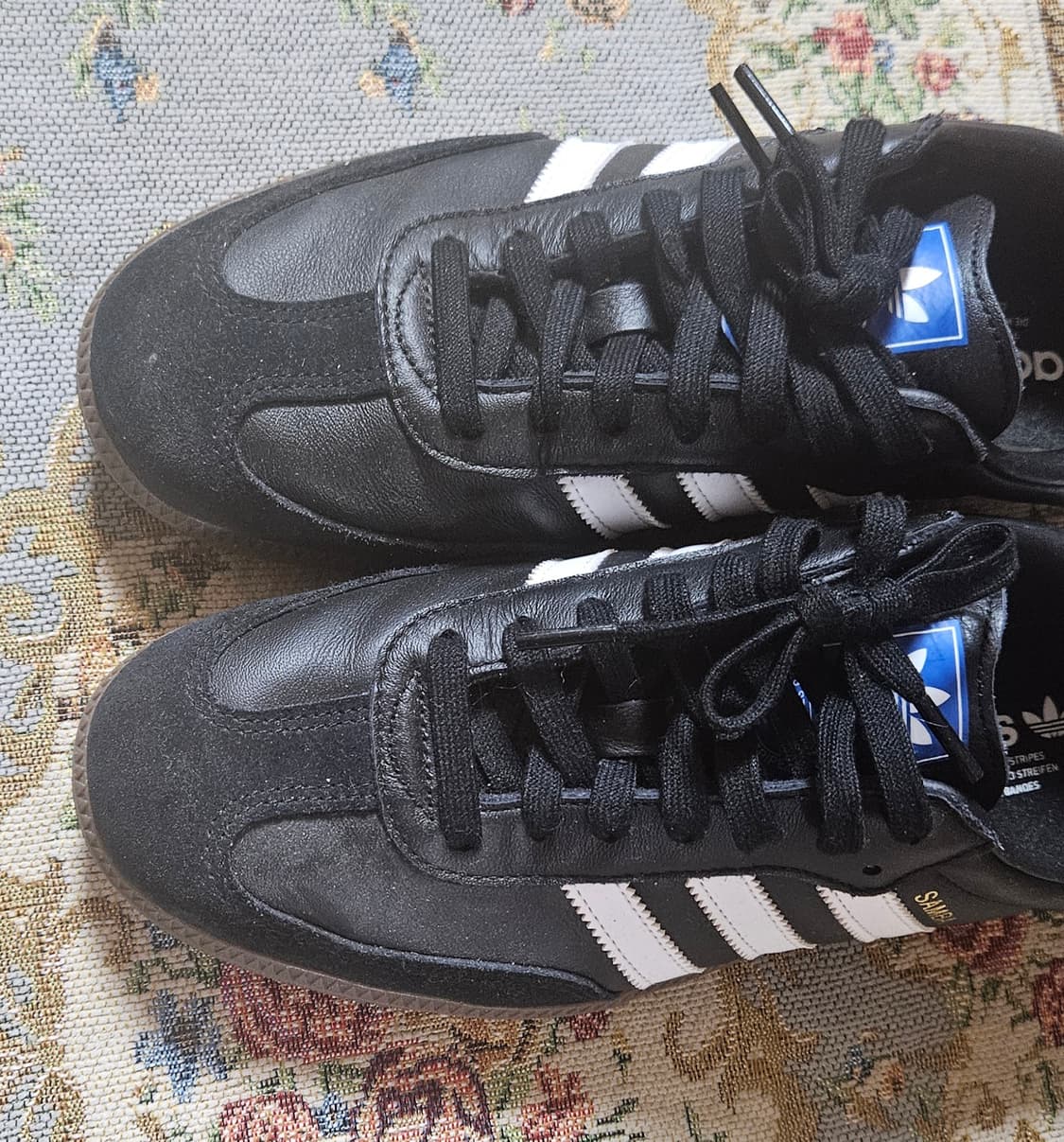아디다스 삼바 OG 블랙 화이트 검 상품이미지3