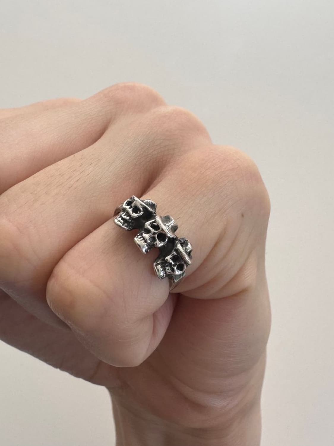 SKULL RING 두개골 반지 상품이미지1