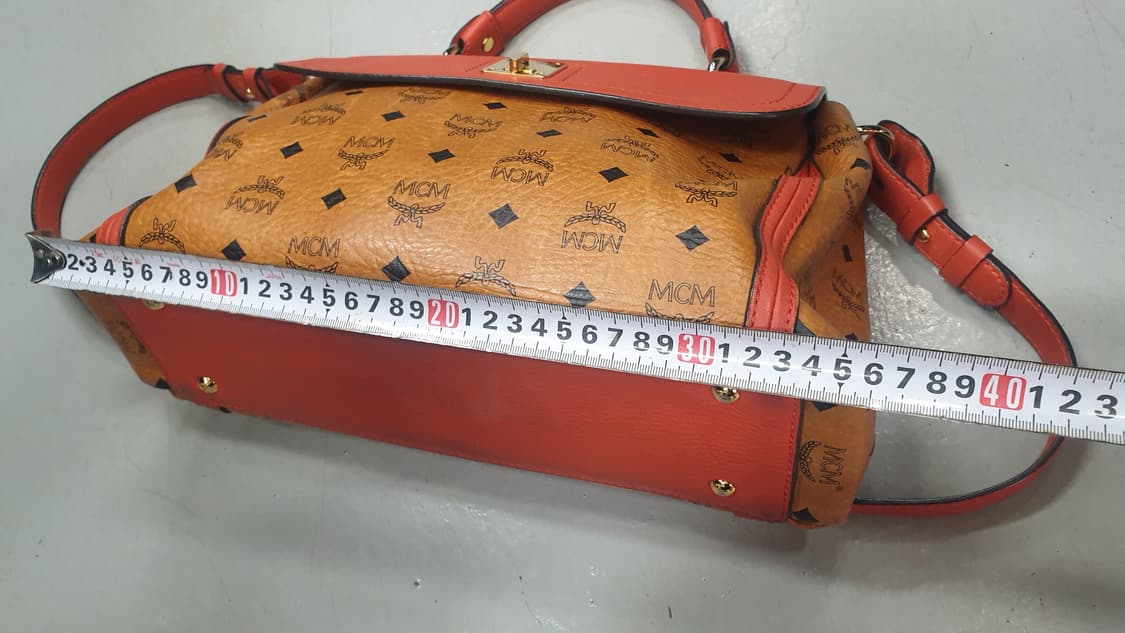 MCM 비세토스 숄더크로스백 코냑 레드 상품이미지3