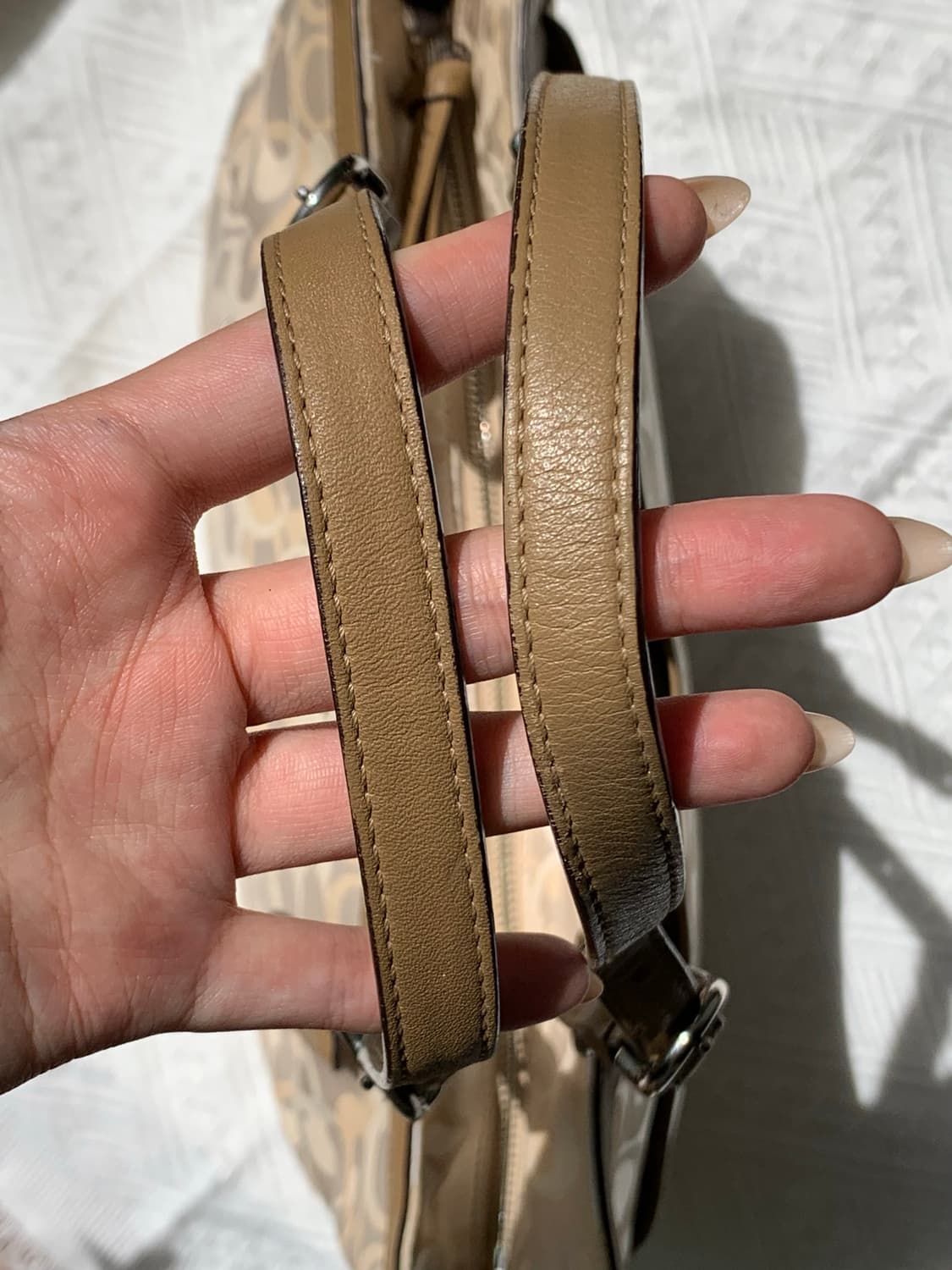 S급 🍋 Coach 레몬 컬러 숄더백 상품이미지6