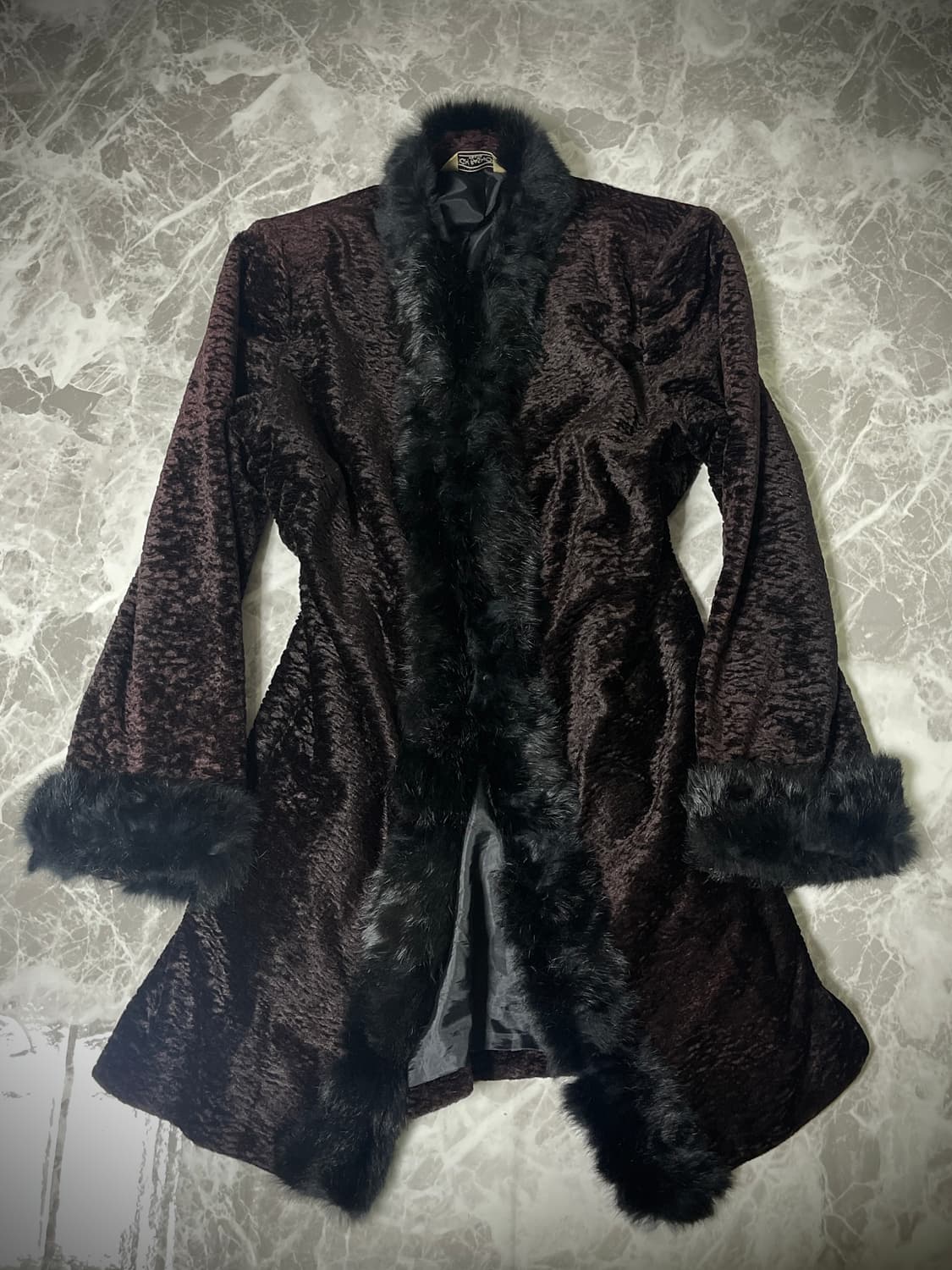Velvet fur coat 상품이미지1