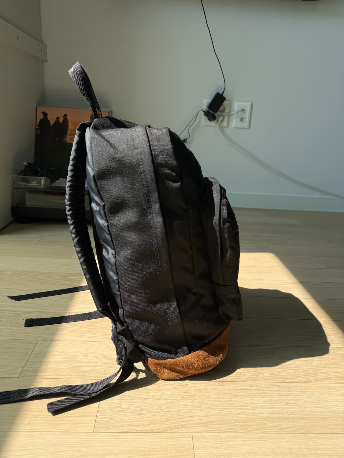 잔스포츠 90s 빈티지 스웨이드 바텀 백팩 상품이미지3