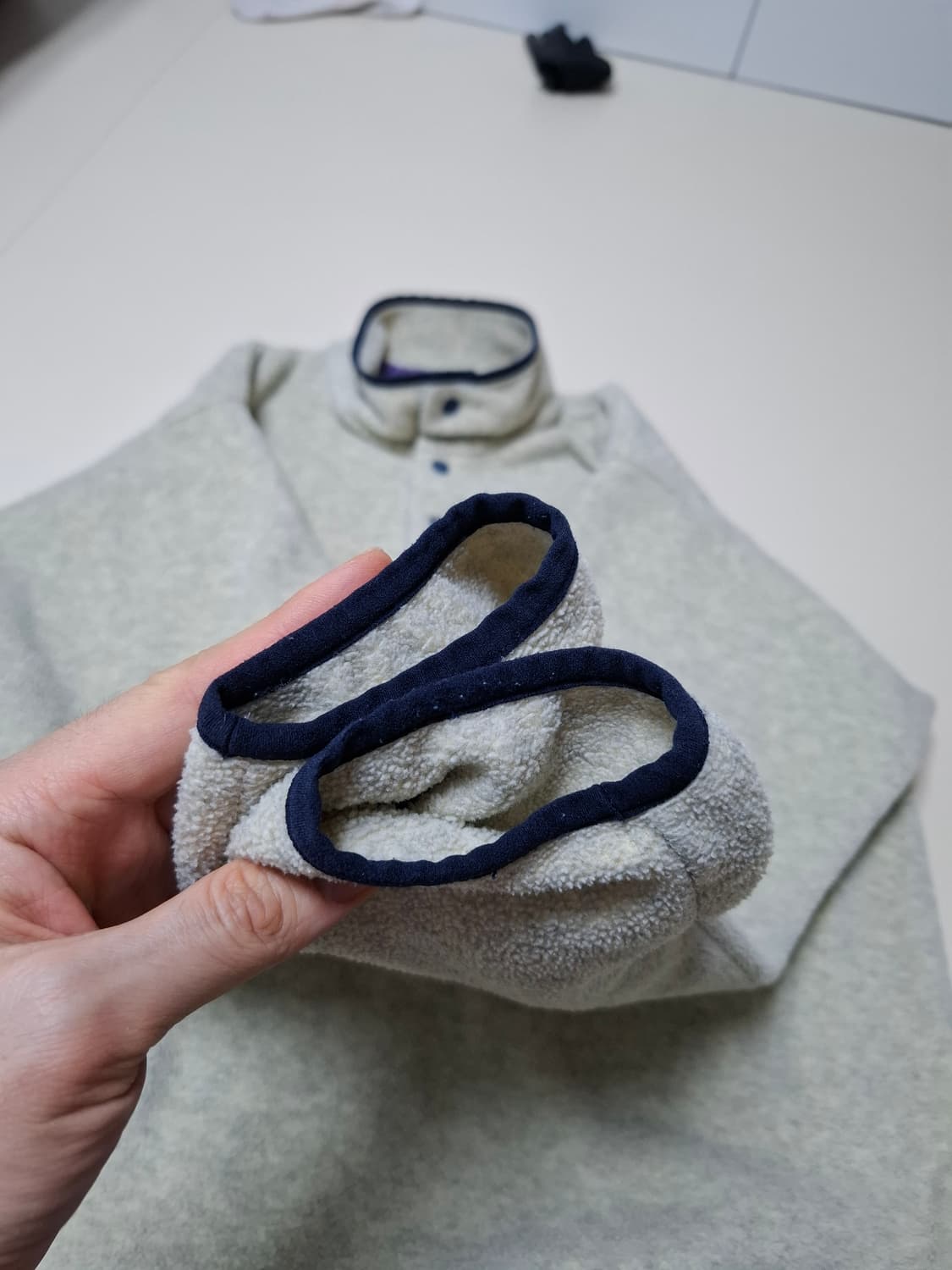 M 파타고니아 신칠라 플리스 풀오버 오트밀 아이보리 상품이미지4