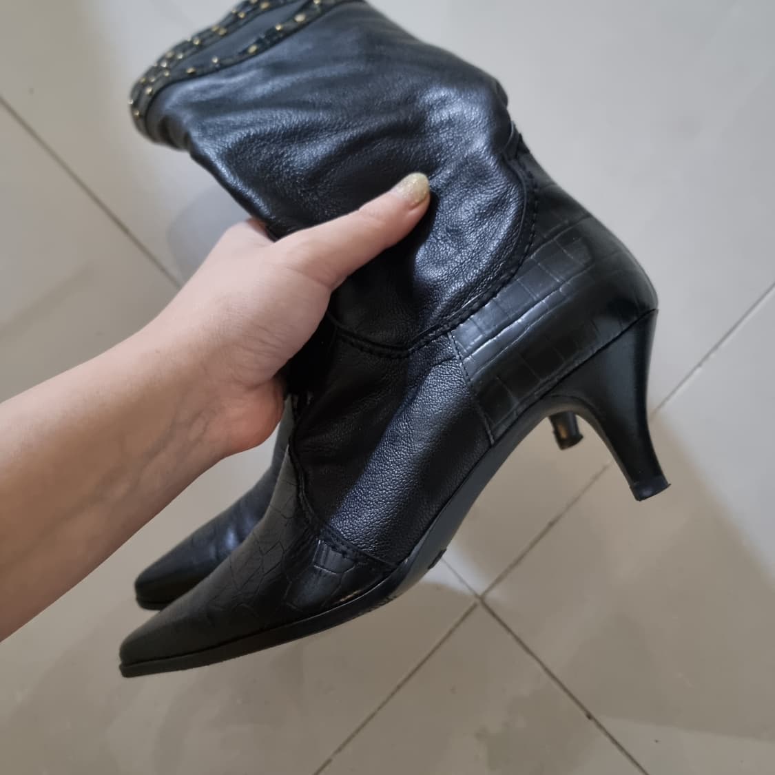 250)닥스 소가죽부츠 상품이미지3