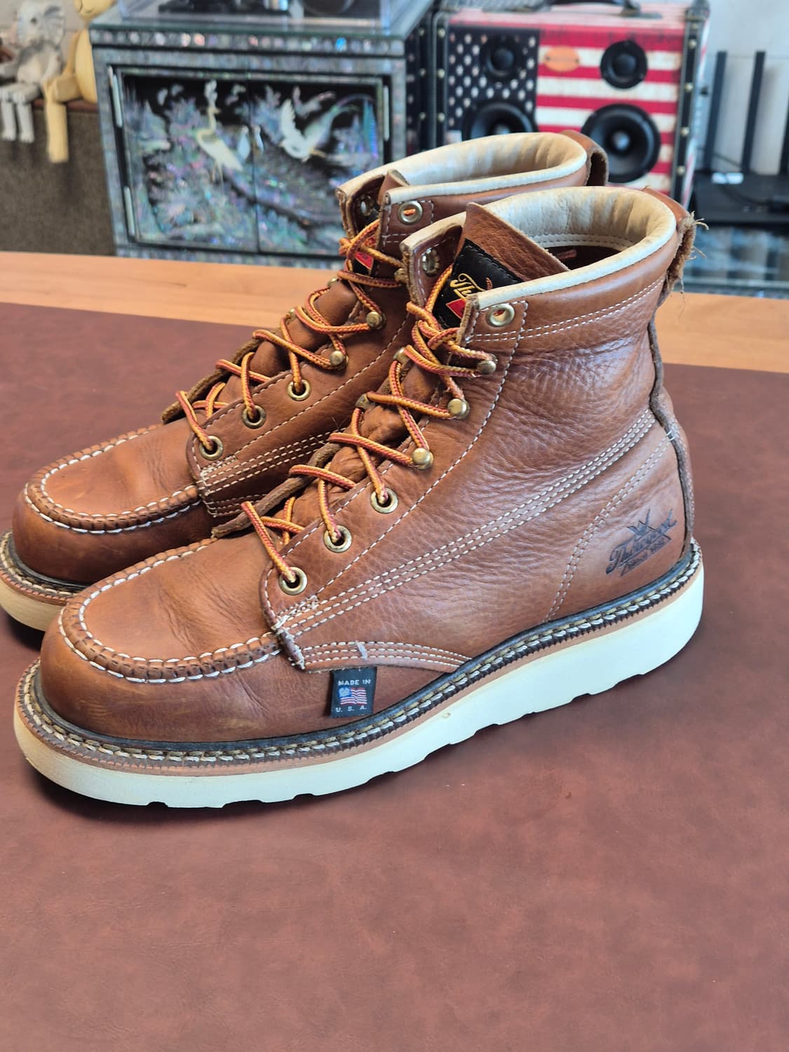 실착용1회  250-255(7D.US) 쏘로굿6인치 목토부츠  상품이미지2