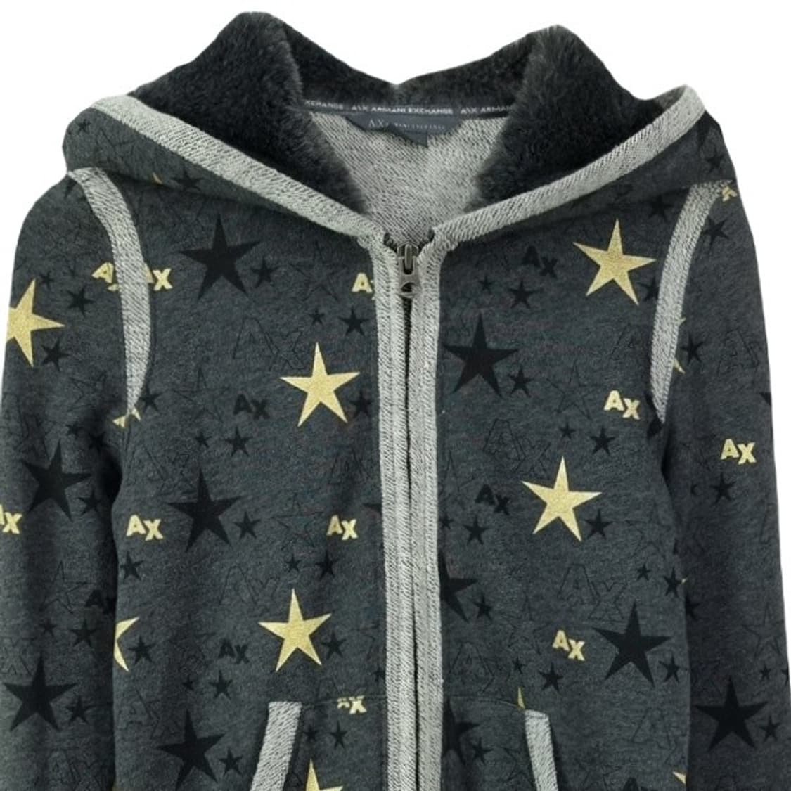 [아르마니] Y2K 빈티지 스타 패턴 슬림핏 후드 집업 P01558 상품이미지4