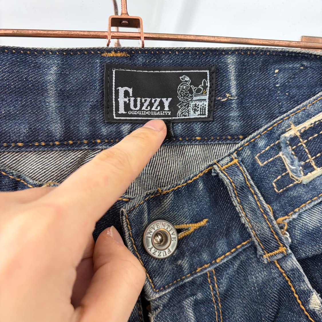 Fuzzy 워시드 데님 팬츠 상품이미지9