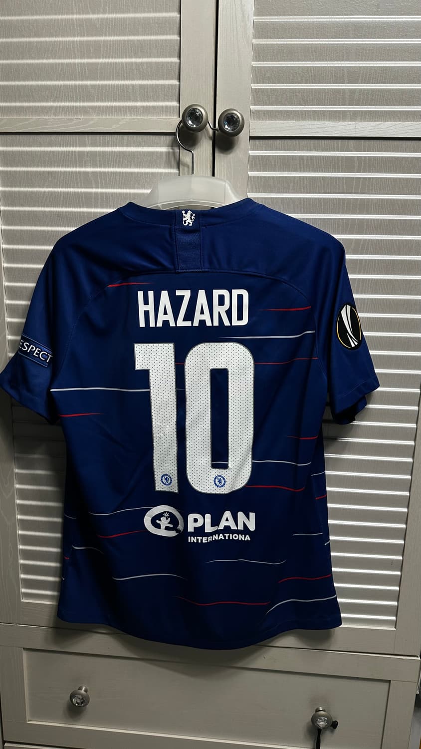 18-19 첼시 홈 아자르 유로파 유니폼 상품이미지2