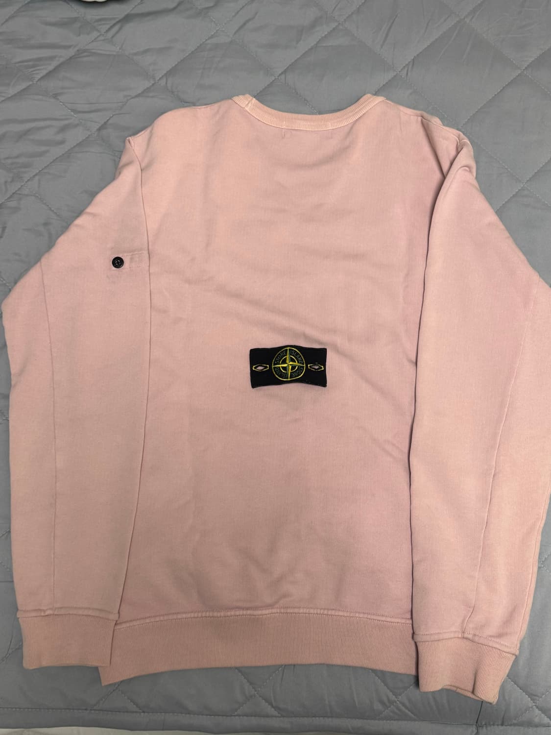 [M]스톤아일랜드 핑크 롱슬리브 맨투맨 상품이미지5