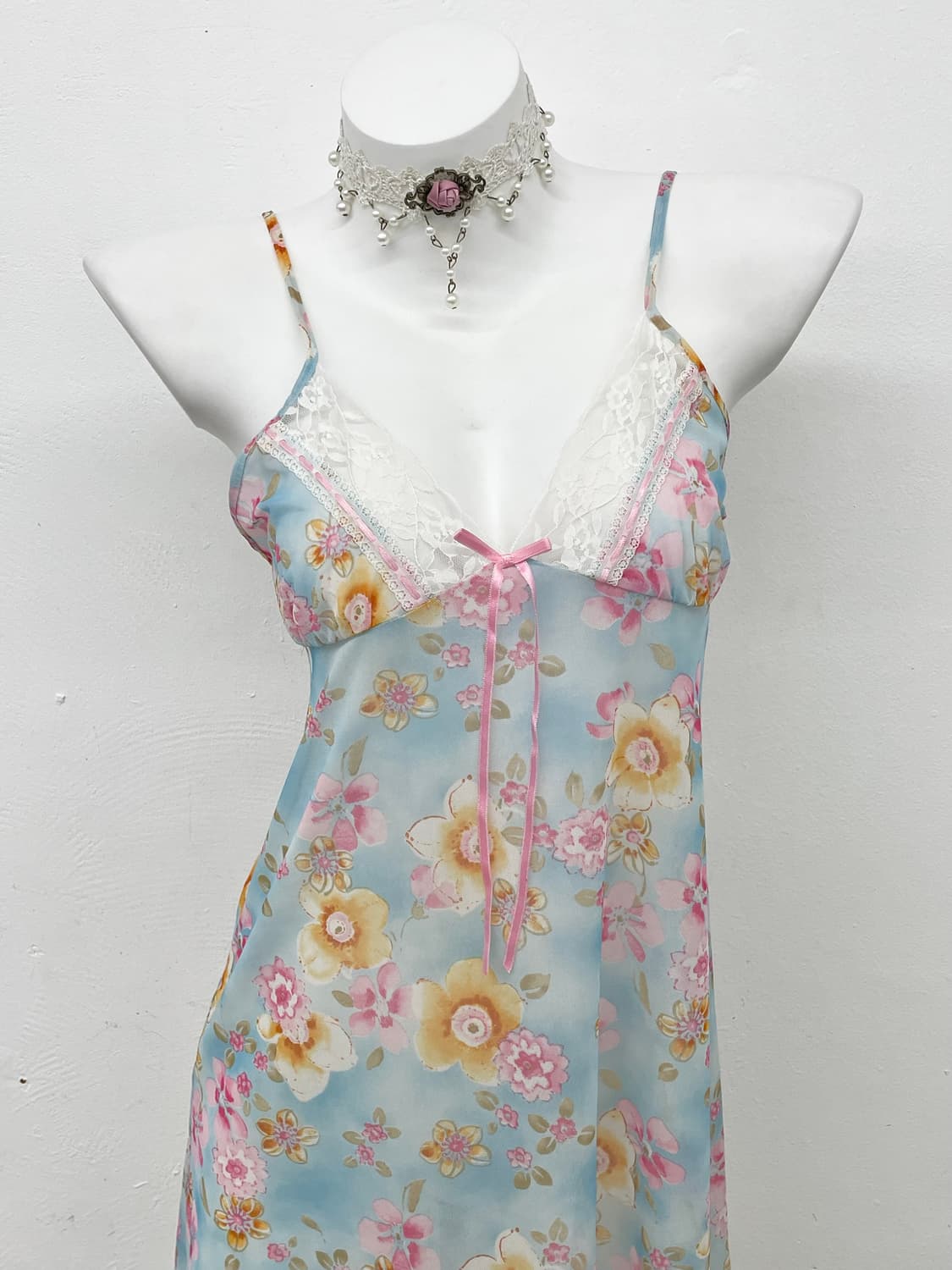 플로럴 페어리 메쉬 슬립 상품이미지2