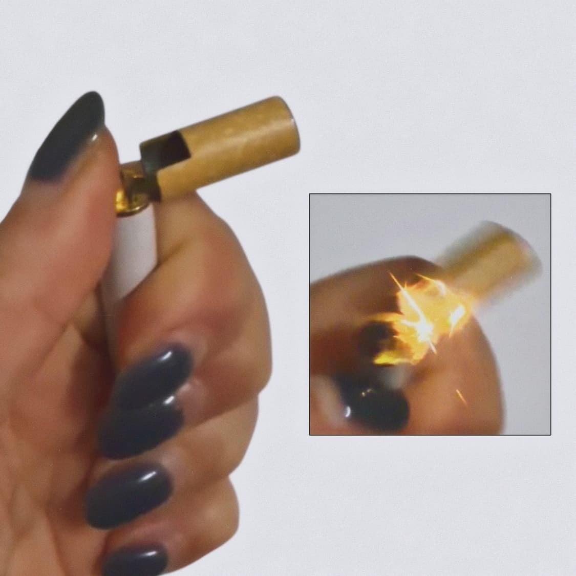 00s 시가렛 모티프 빈티지 가스라이터 상품이미지9