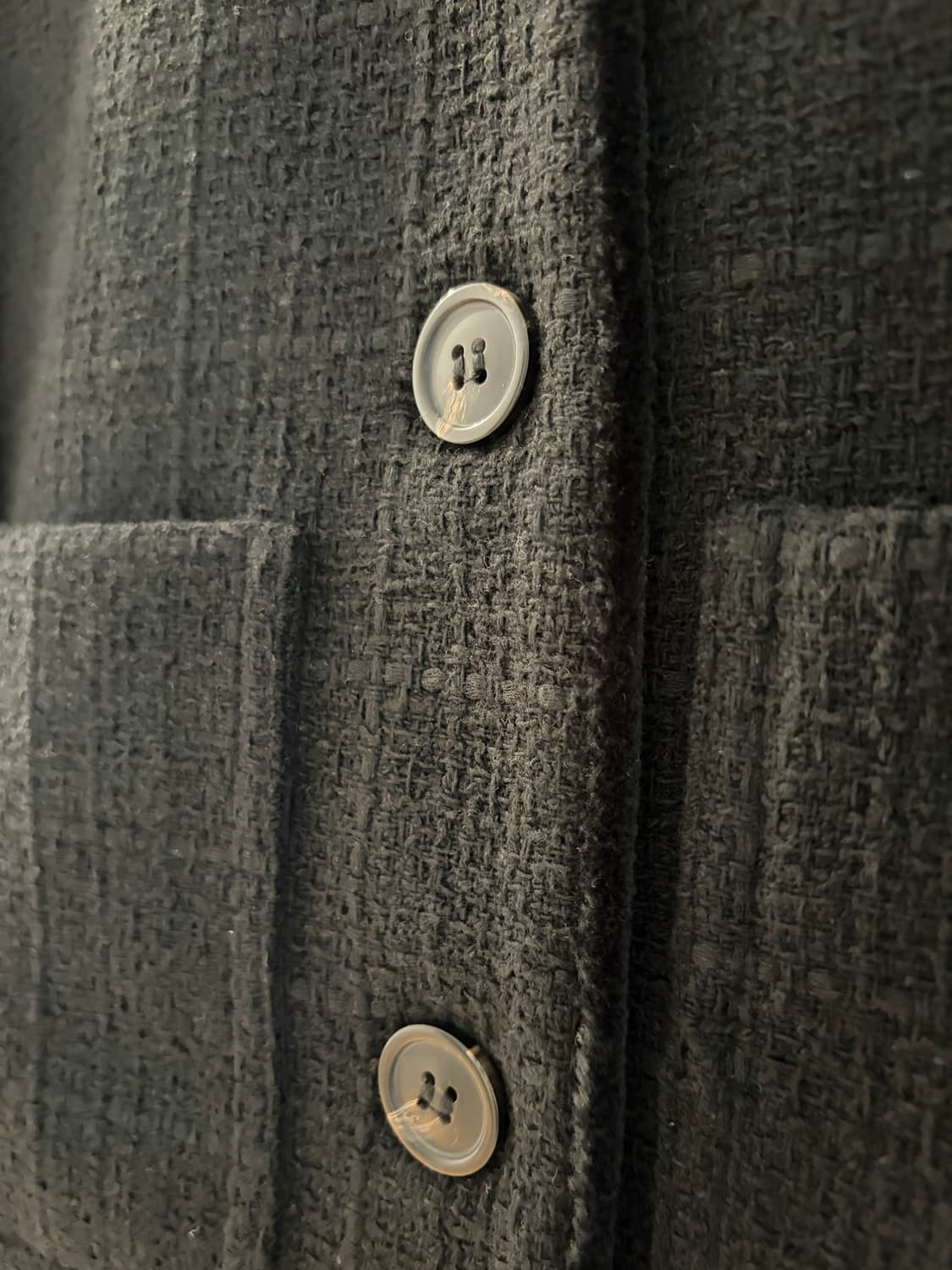 A.P.C 아페세 블랙 체크 트위드 자켓 상품이미지2