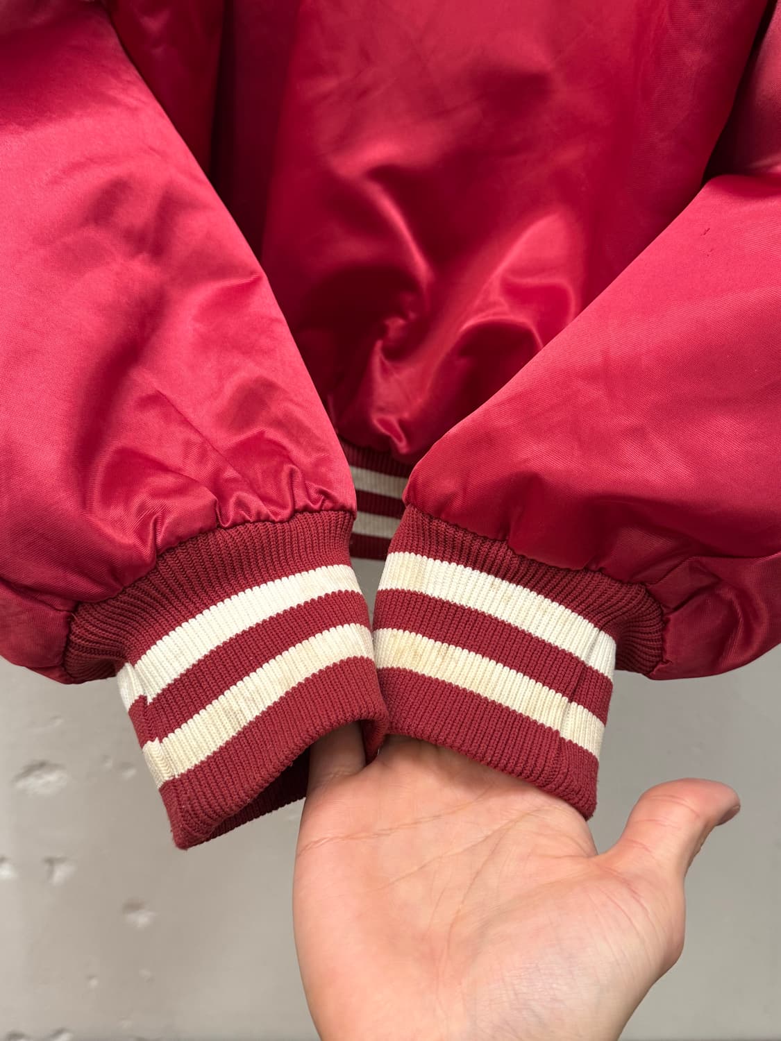 XL) 90s USA BIRDIE Vintage Nylon Varsity 상품이미지7