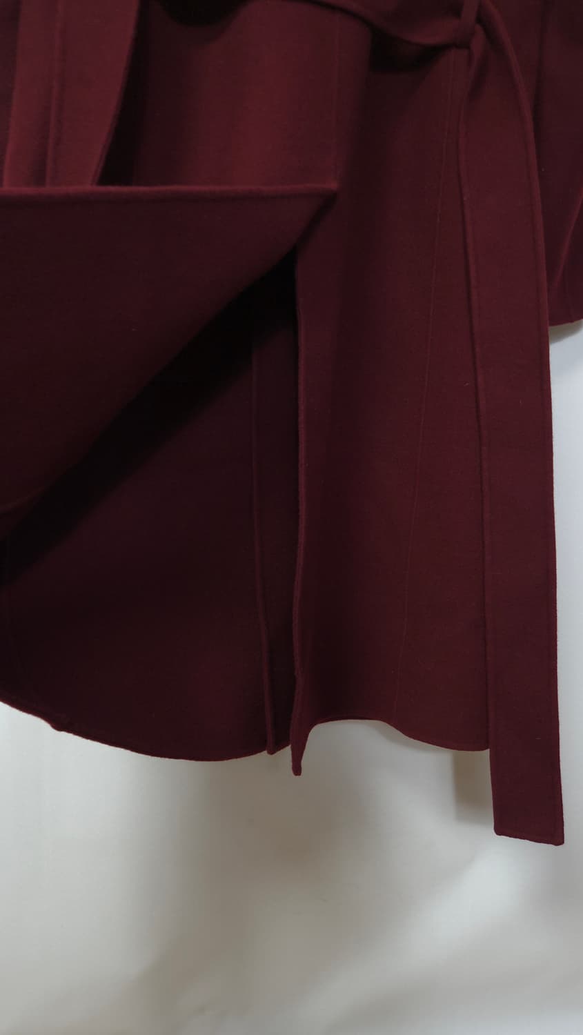 타임옴므 캐시미어 블랜디드 버건디  롱코트 100 사이즈 상품이미지7