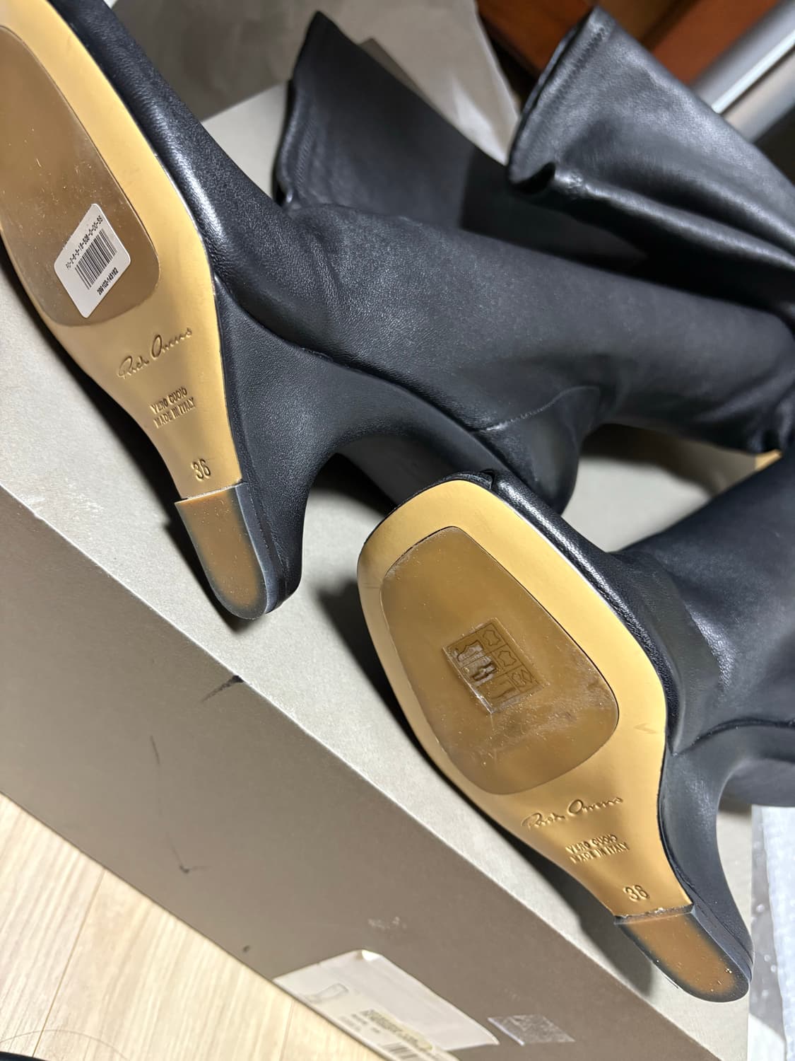 [36]릭오웬스 캔틸레버 스타킹 부츠 상품이미지3