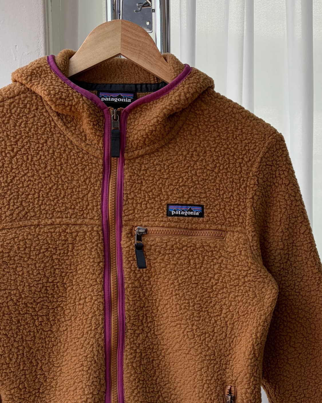 [S]파타고니아 우먼스 레트로 파일 플리스 후드 자켓 상품이미지4