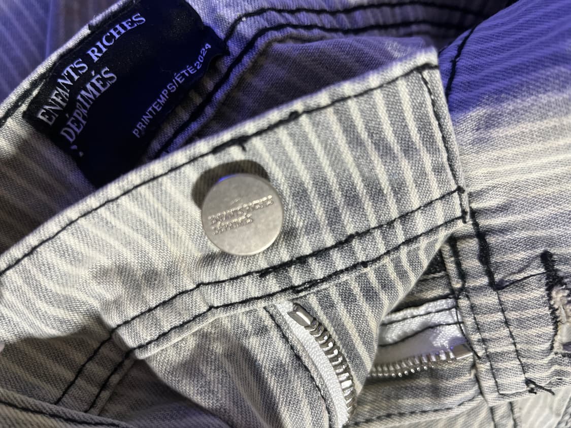 앙팡 리쉬 데프리메 ss24 Hickory Shuji 스트라이프 데님 상품이미지7