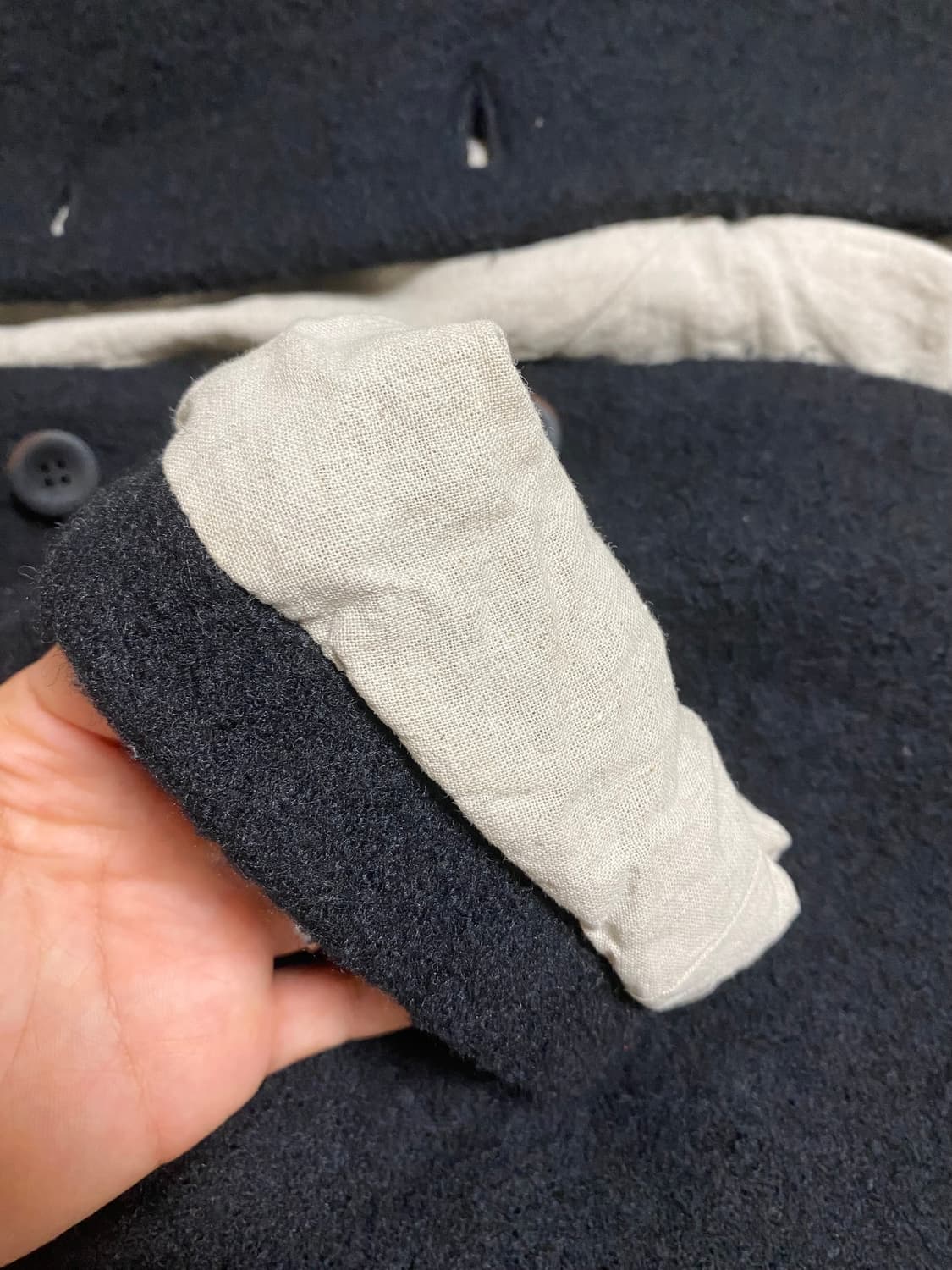 [2] LCBX 23fw 셔틀랜드 축융 파머스 코트 상품이미지3