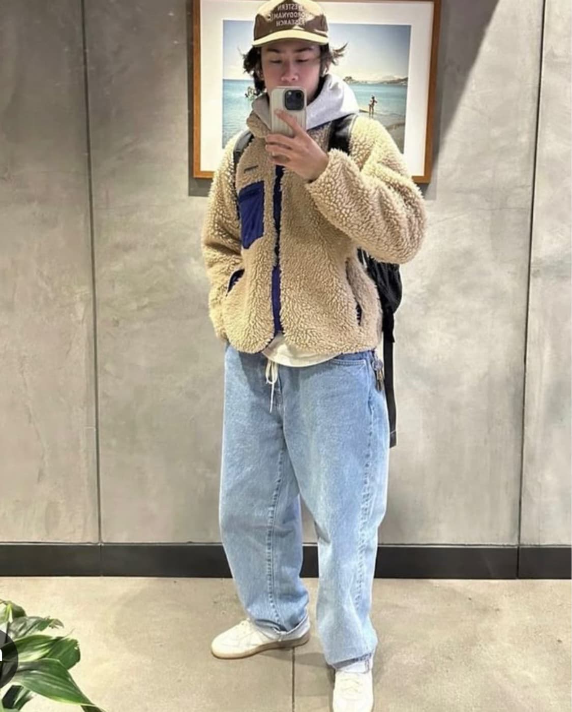 04s 파타고니아 딥파일 플리스(후리스) 자켓 오트밀 M 상품이미지1