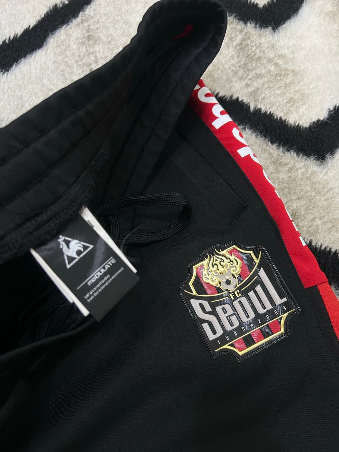 [XL]FC서울 트레이닝 팬츠/블랙레드 상품이미지4