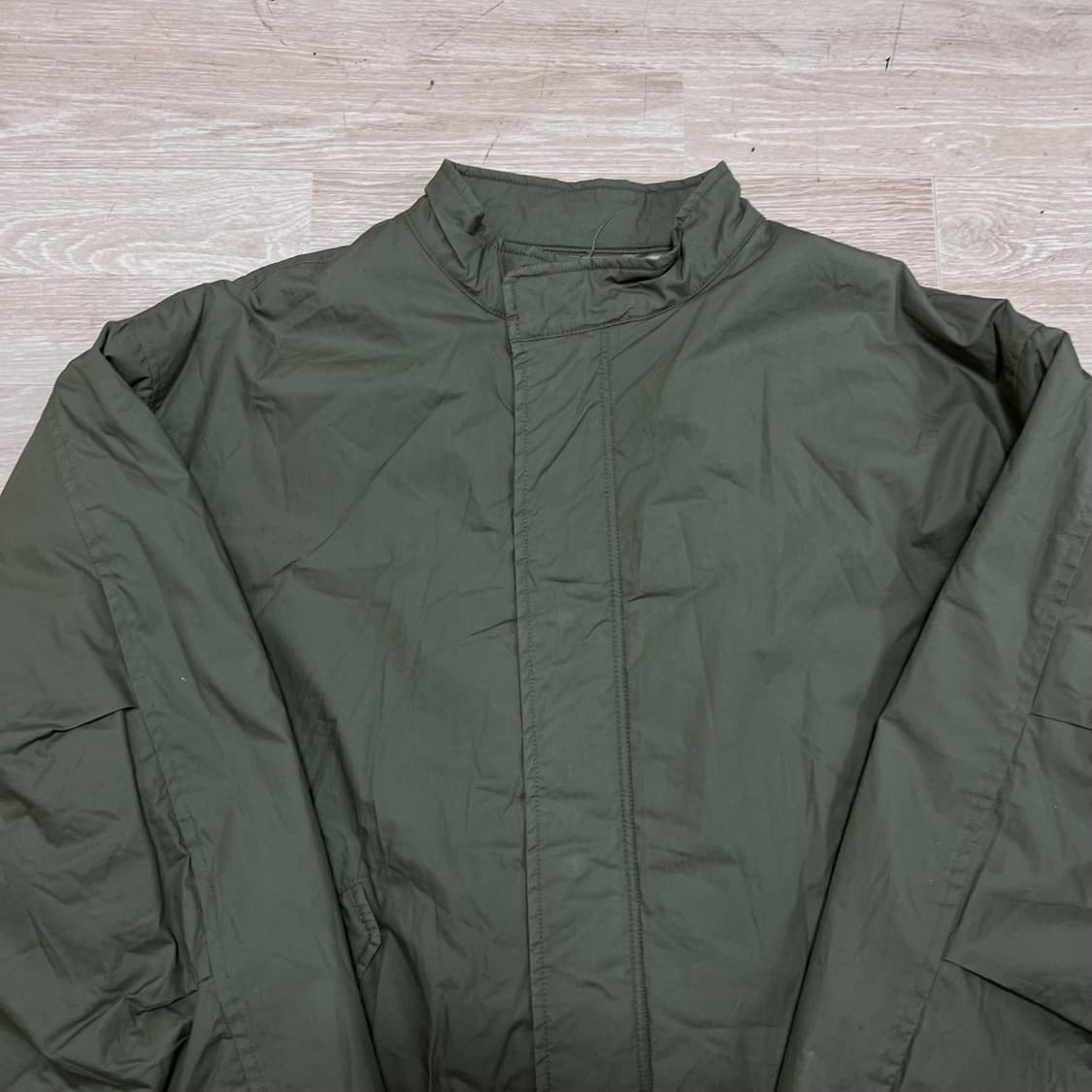 파르티멘토 밀리터리 야상 롱 개파카 점퍼 [카키] L/100 상품이미지2