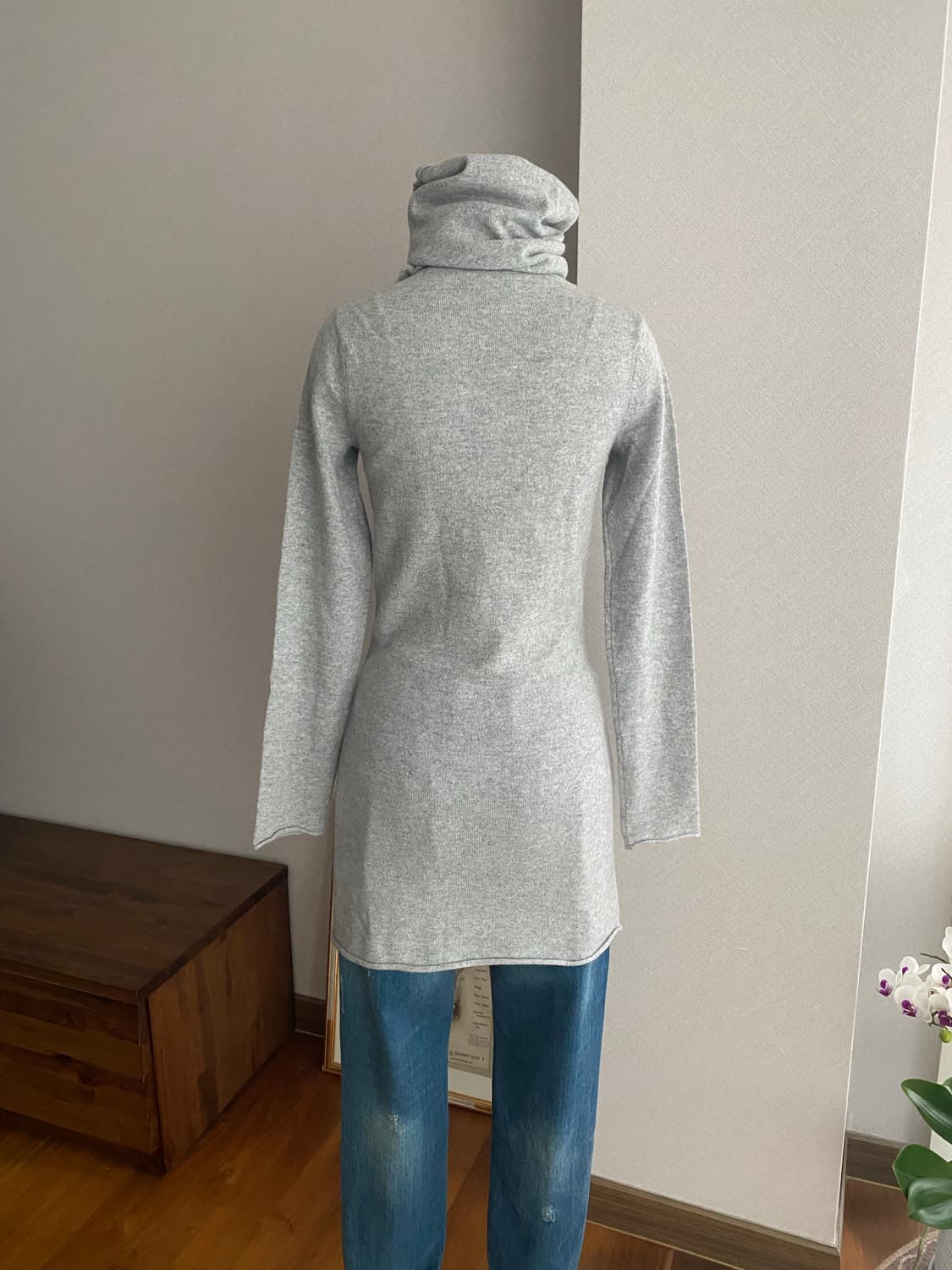 AQUA CASHMERE 아쿠아캐시미어 롱니트(XS) 상품이미지5