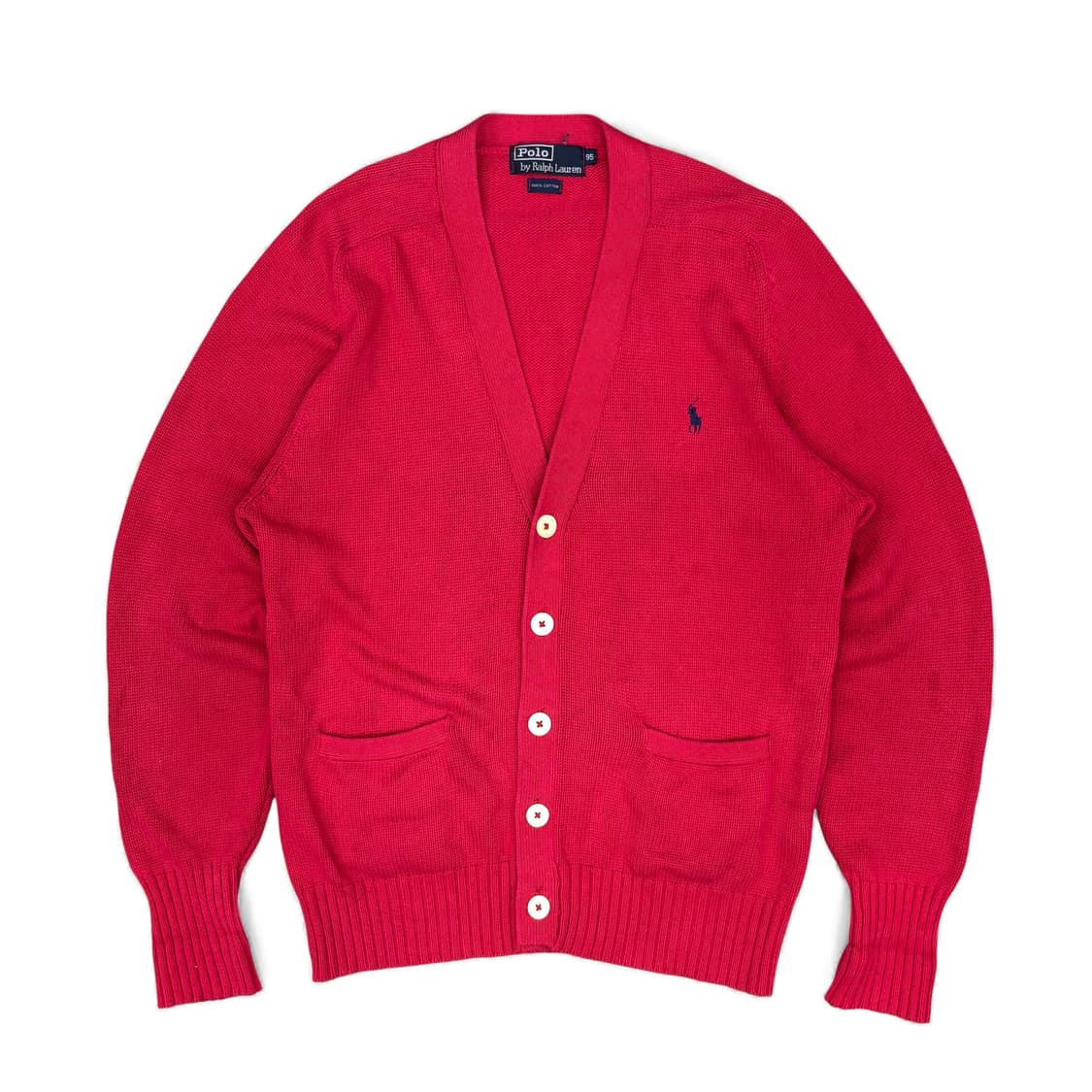 90's 폴로 코튼 가디건 상품이미지1