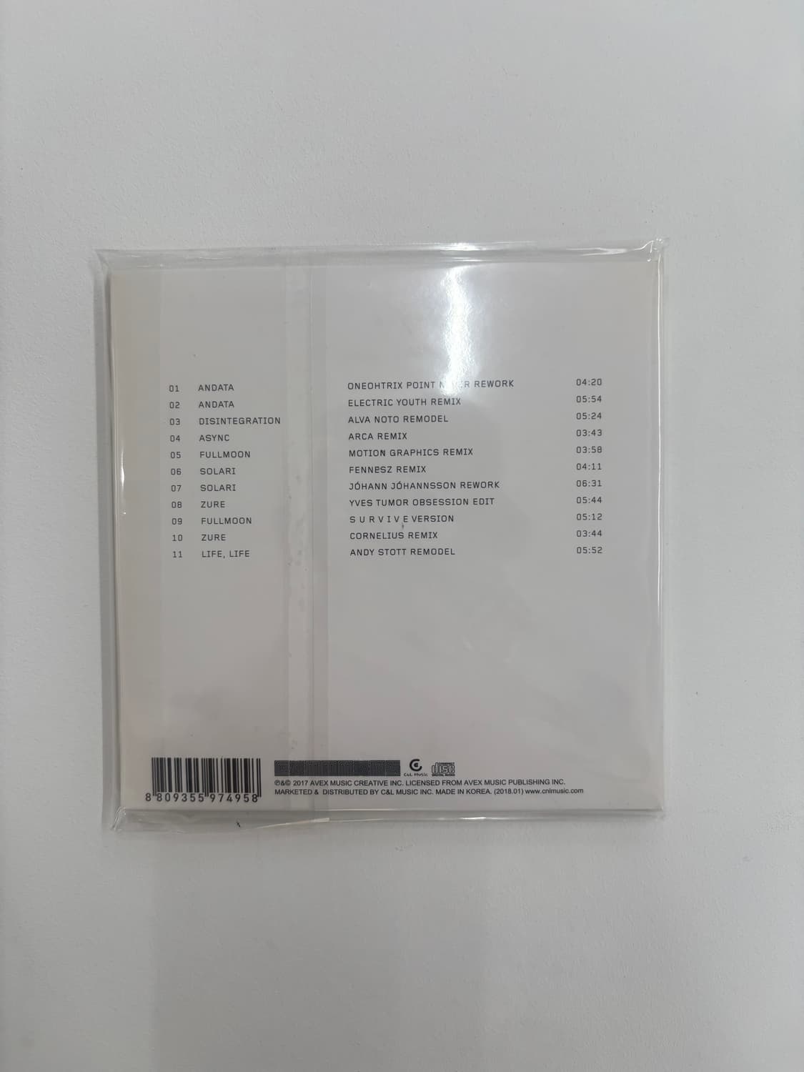 Ryuichi Sakamoto - async 상품이미지2