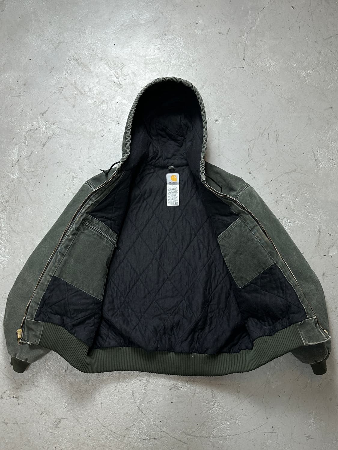 00's OG 칼하트 J130 액티브 자켓 칼하트 MOS 모스그린 상품이미지7