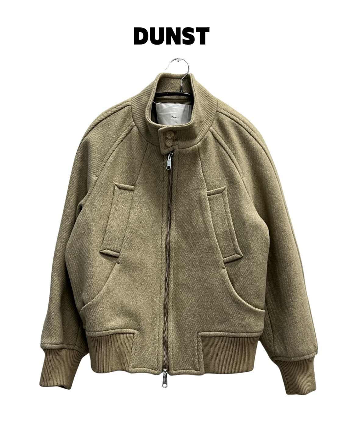 (XS) 던스트 블루종 울 자켓 베이지 상품이미지1