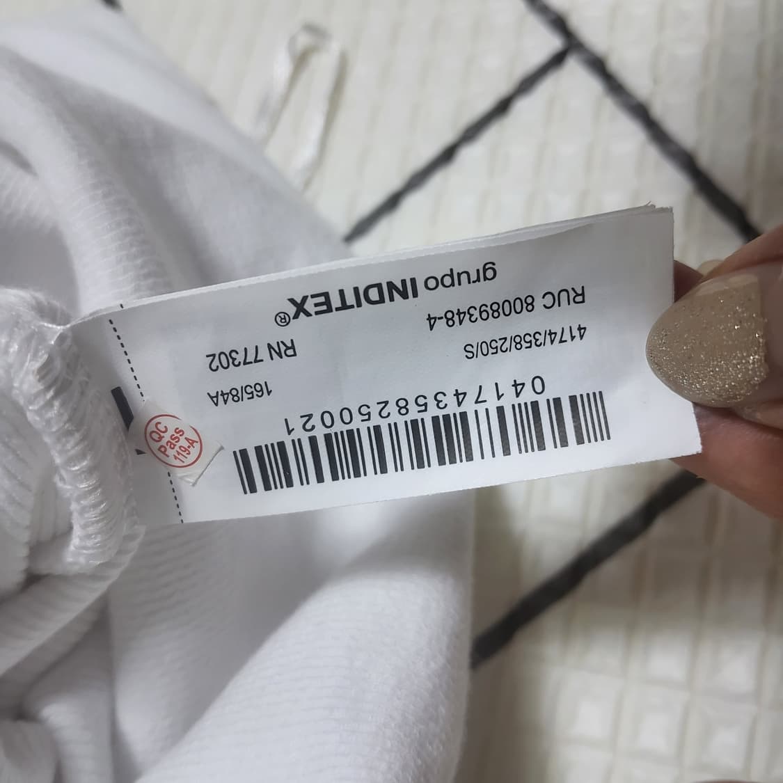 자라 ZARA 바디콘 오프숄더 미니 원피스 화이트 S 새상품 상품이미지7