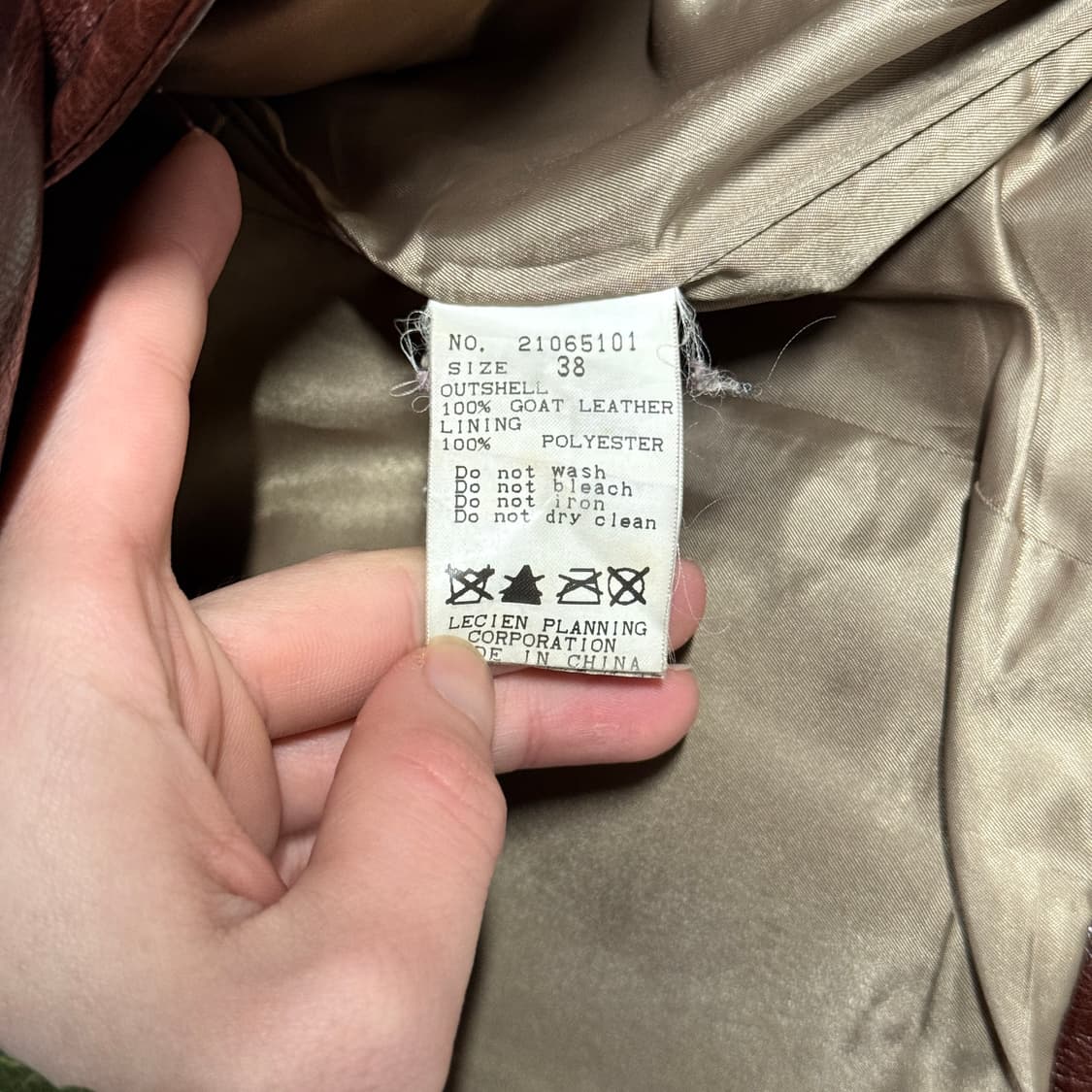 쉐비뇽 100% 쉽스킨 왁스코팅 유광 양가죽 싱글 블레이저 자켓 상품이미지6