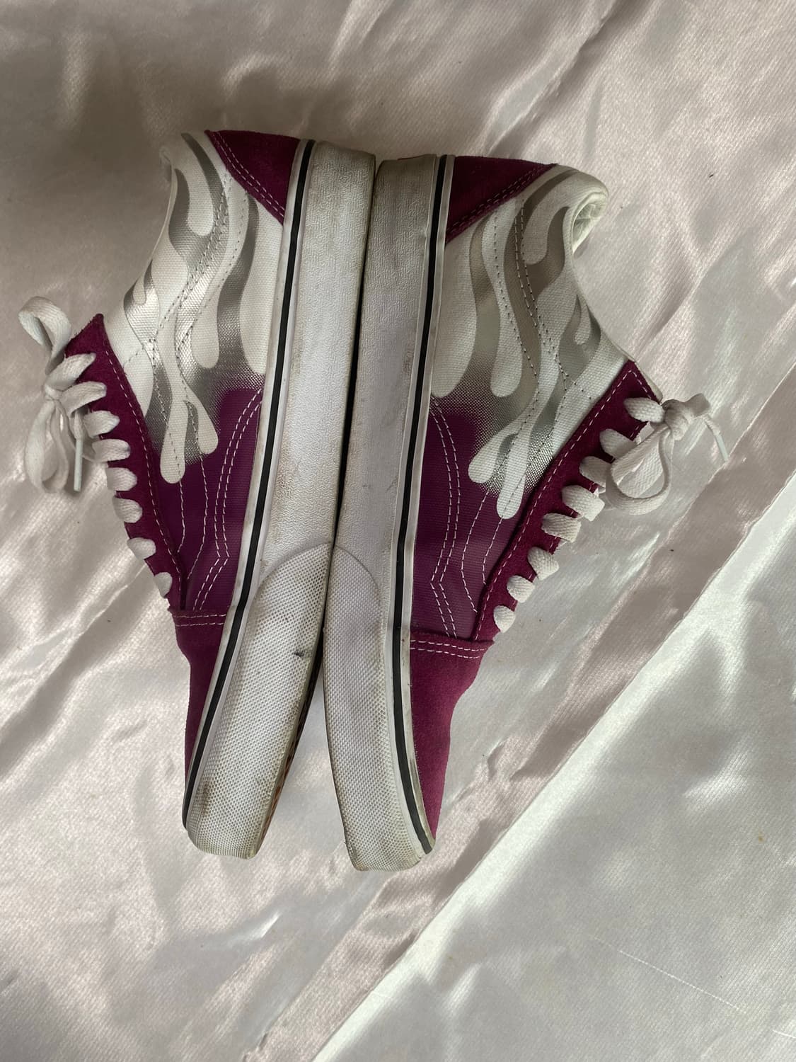 반스) 올드스쿨 퍼플 실버 플레임 270 상품이미지9