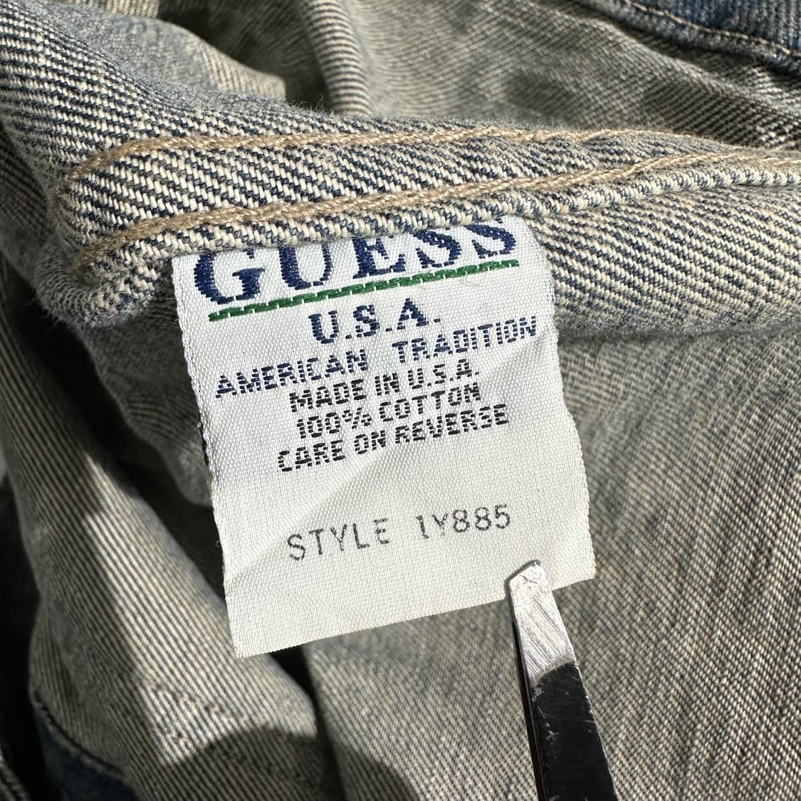 게스 90’s USA 데님 초어 워크 자켓 상품이미지7