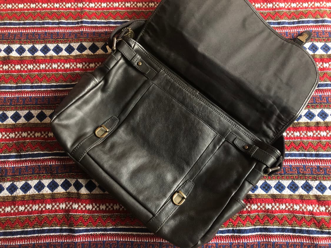 파슬 레더 브리프케이스 블랙  미사용 상품이미지4