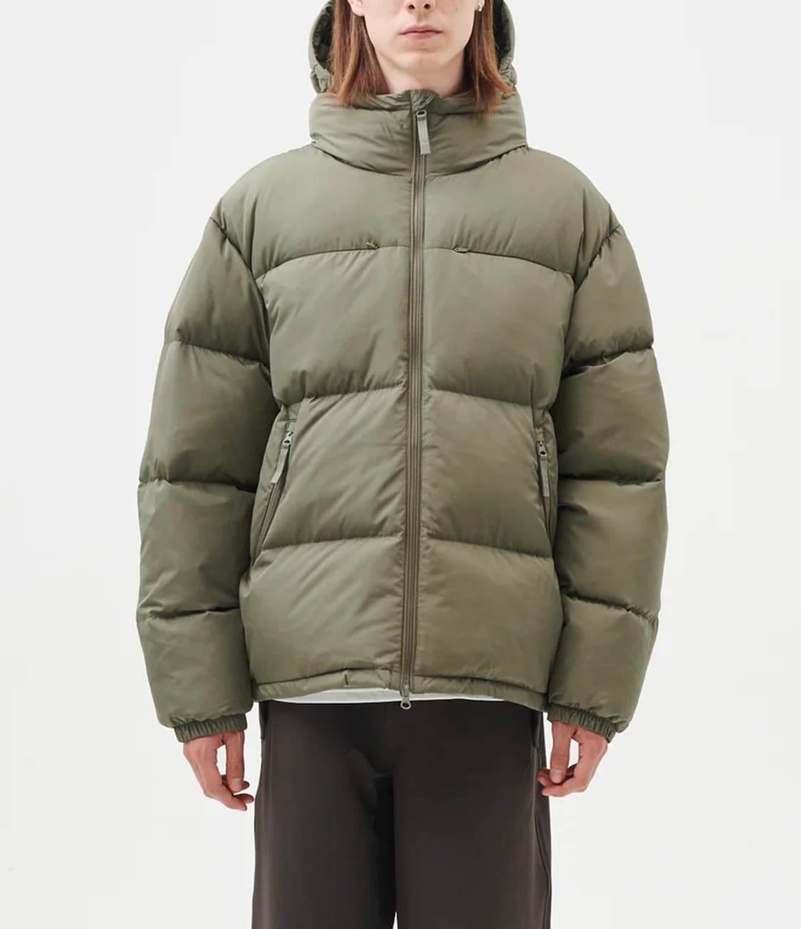 하이킹 패트롤 덕다운 패딩 그린 상품이미지3