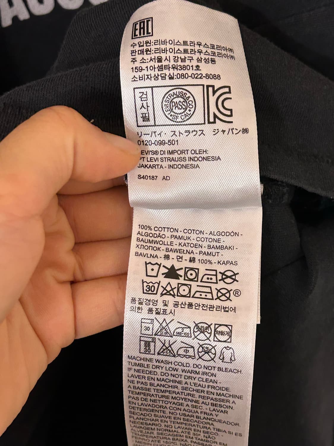 리바이스 캘리포니아 반팔티 M 상품이미지4