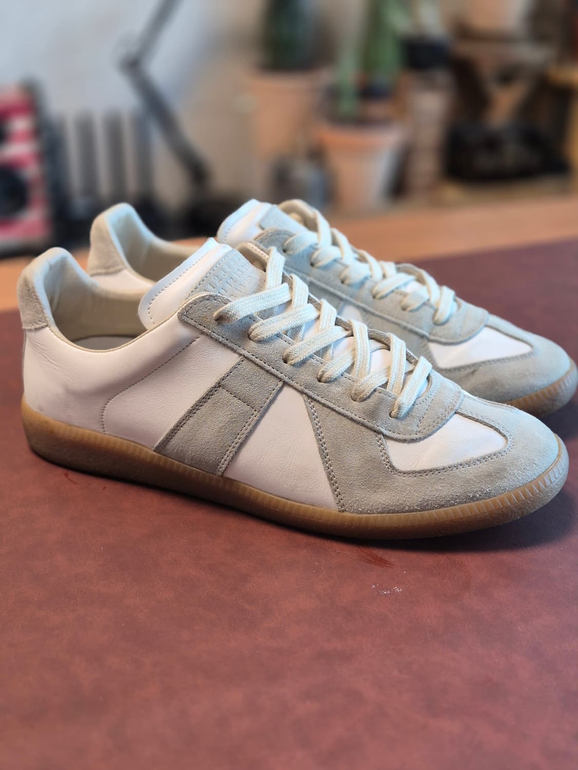 실착용1회 265(41.5) 정품메종 마르지엘라독일군 스니커즈 상품이미지1