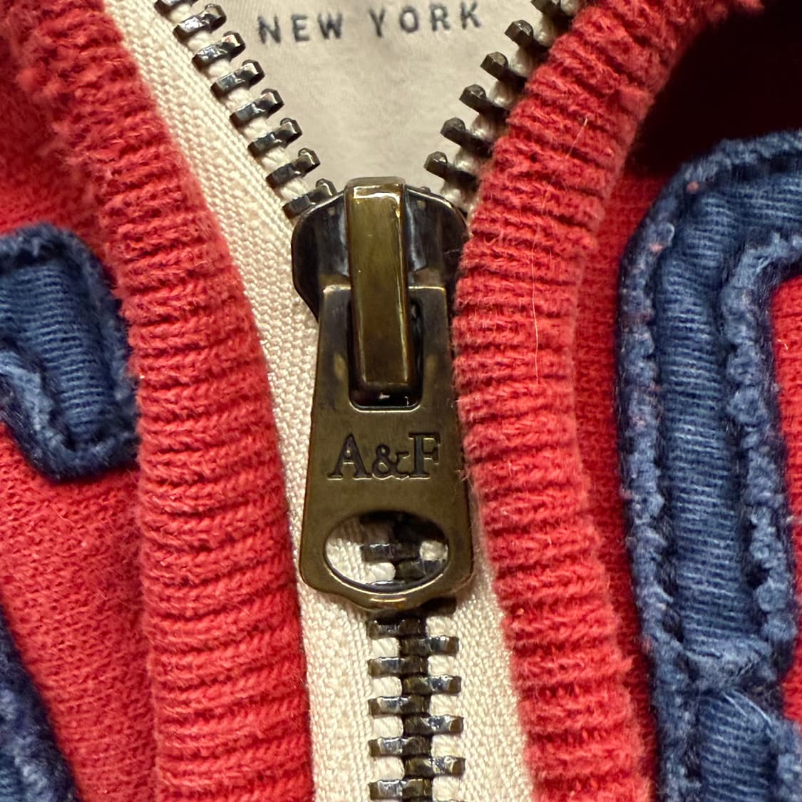 아베크롬비 버건디 레드 후드집업 상품이미지5