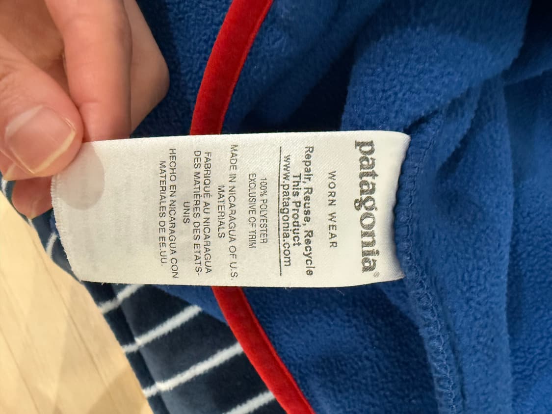 파타고니아 신칠라 블루 레드 상품이미지3