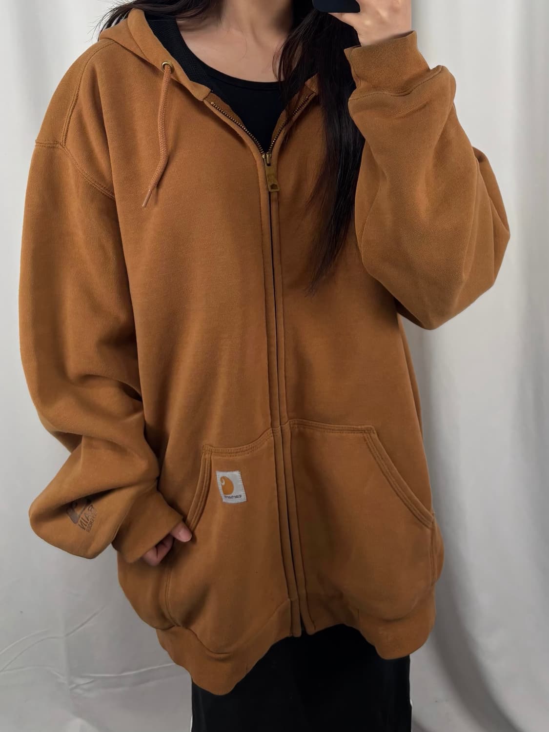 칼하트 레인디펜더 써멀 후드집업 상품이미지2