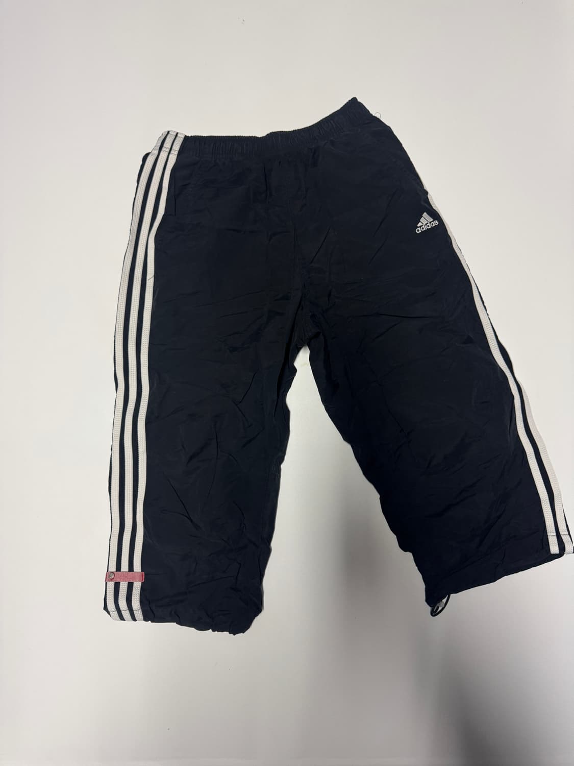 여성 아디다스 올드스쿨 나일론 혼방 7부 트랙팬츠 S 상품이미지1