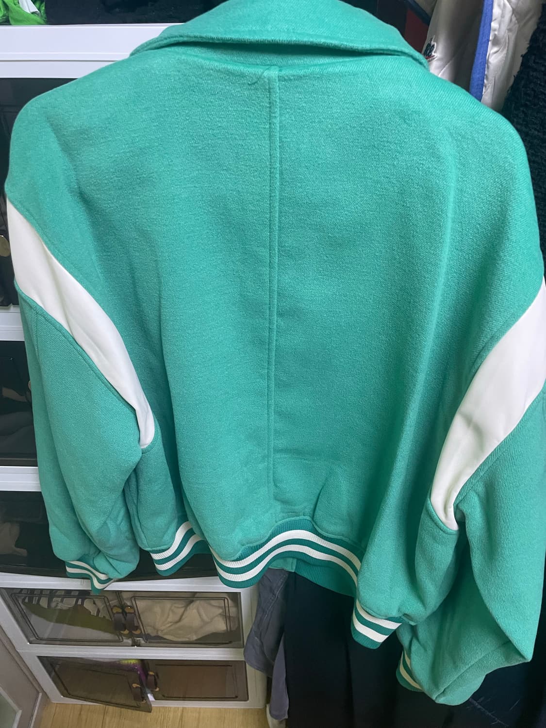 민트 바시티 자켓 상품이미지2