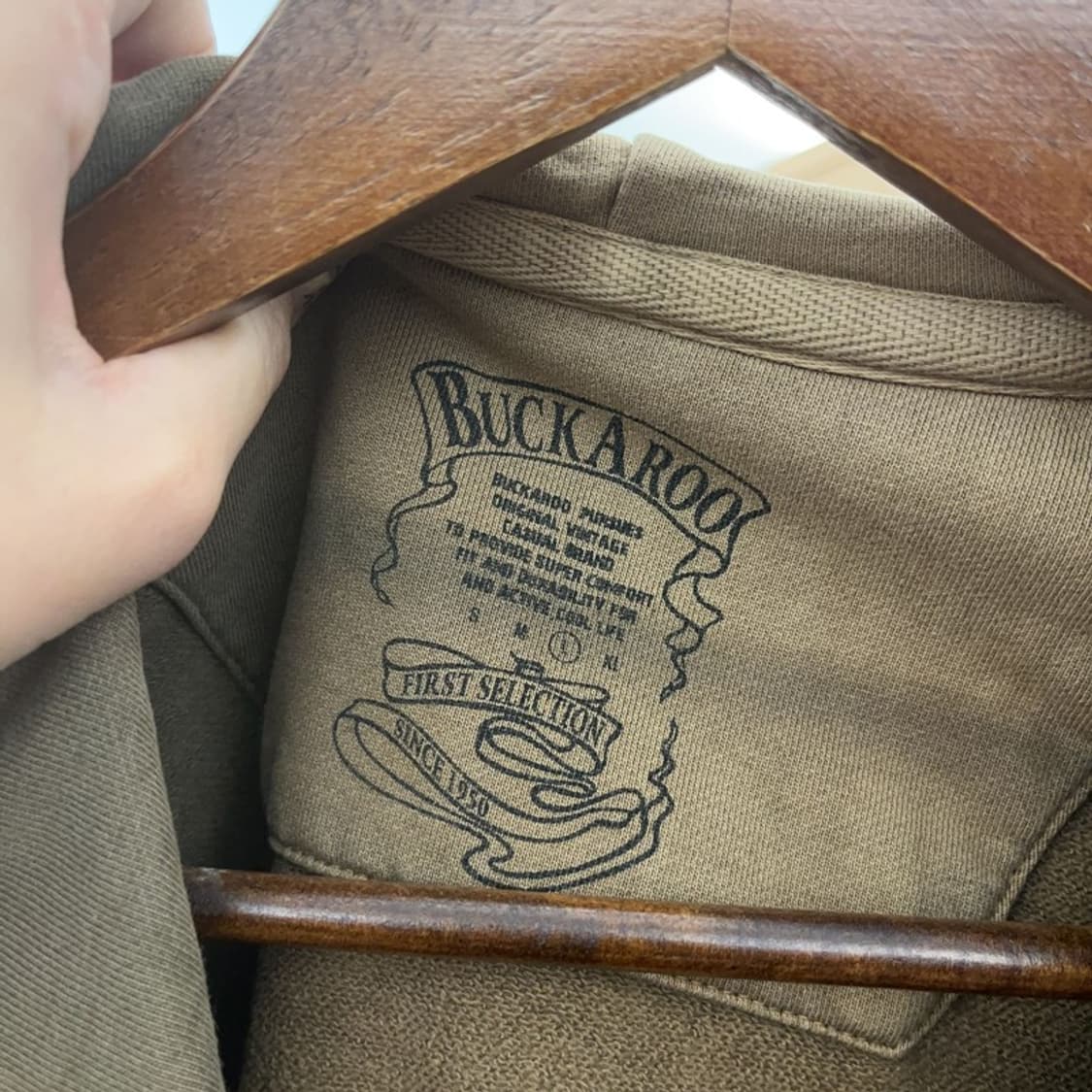 버커루 빈티지 워싱 Y2K 후드집업 95 C06265 상품이미지4