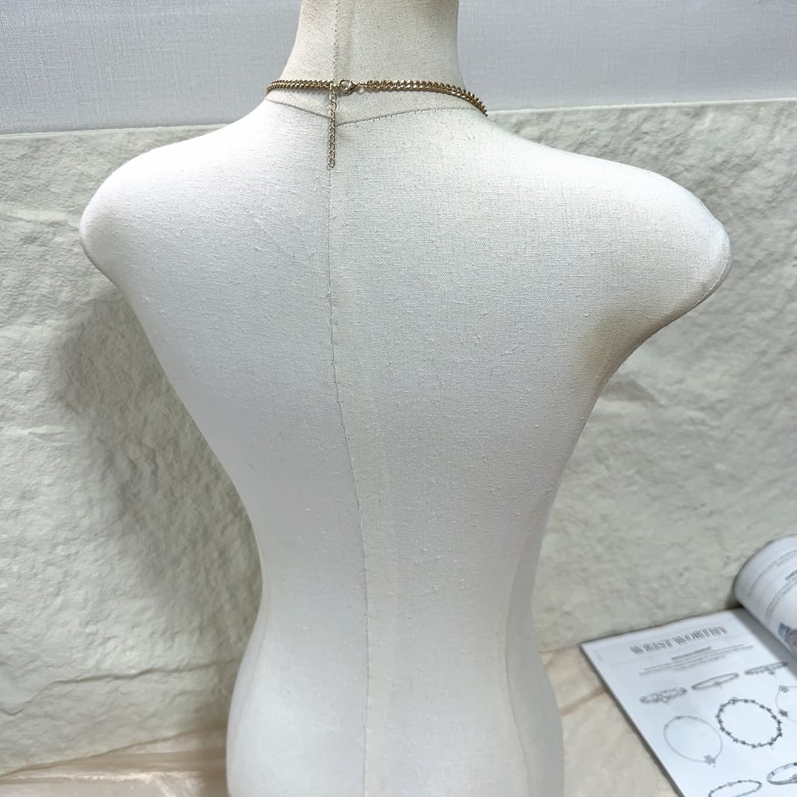 빈티지 쿠바체인 기하 태슬 목걸이 상품이미지3