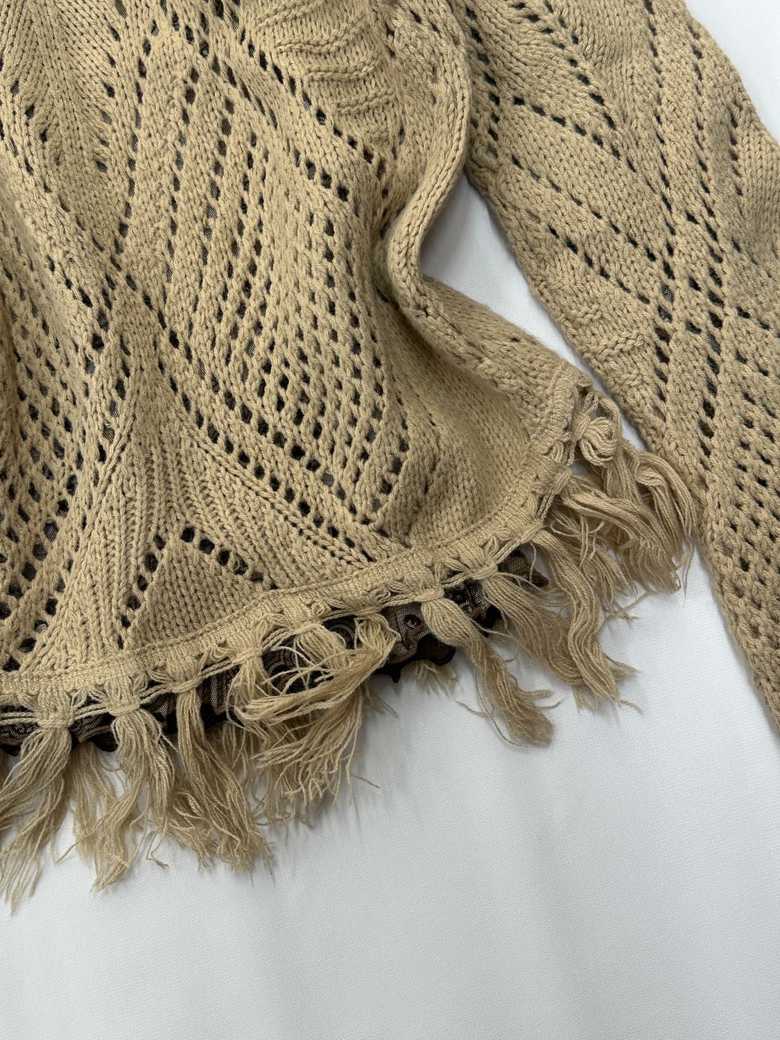 🍂하구미의 에스닉 테슬 코디세트🍂 니트 빈티지 롱치마 그런지 히피 상품이미지7