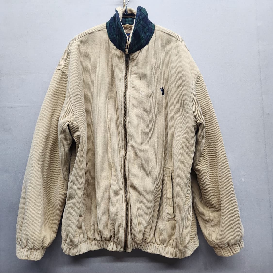 후아유 퀄팅 코듀로이 블루종 점퍼 XL(2XL) 상품이미지2